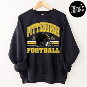 Pittsburgh Football Retro Style Crewneck Sweatshirt 91